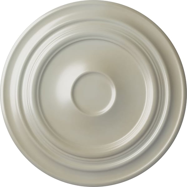 Ekena Millwork Giana Ceiling Medallion (Fits Canopies up to 7 7/8"), Hand-Painted Flash Blue, 32 5/8"OD x 1 1/2"P CM32GIFBS - main